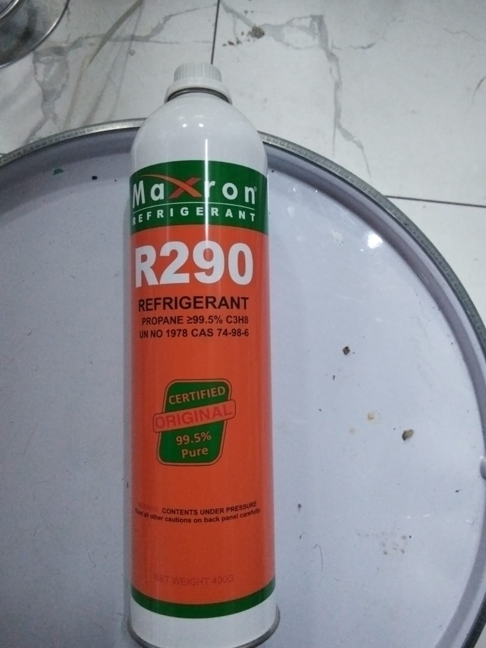 Maxron R290 gas can 400grams