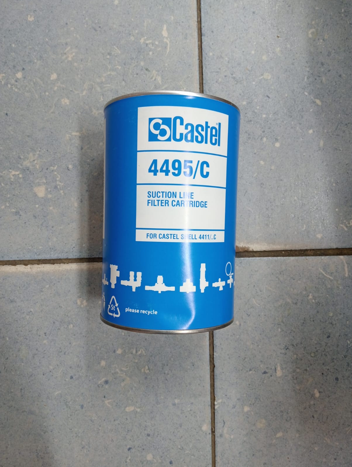Suction line filter