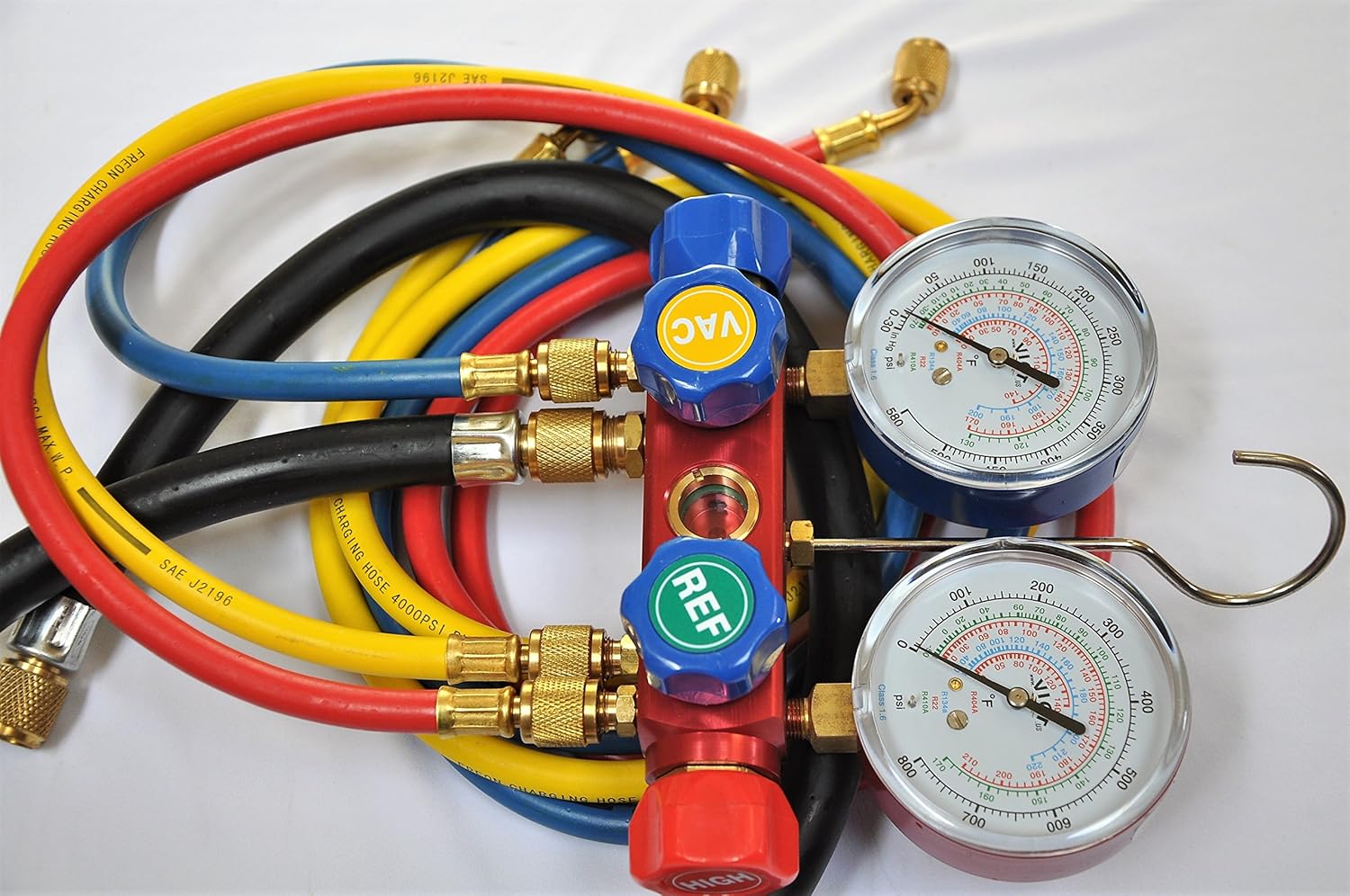 HVAC Manifold Gauge Set | AC Refrigeration Charging Tool - Image 2