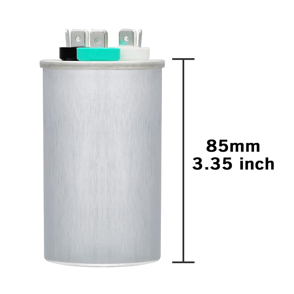 HVAC Run Capacitor | 45+5 MFD Dual Round Capacitor - Image 4